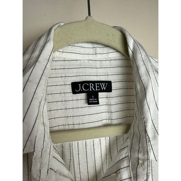 J. Crew Textured Drapery Button Down Shirt Women’s Sz. S - Picture 5 of 8